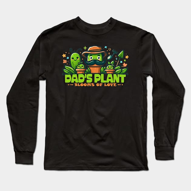 plant dad Long Sleeve T-Shirt by AOAOCreation